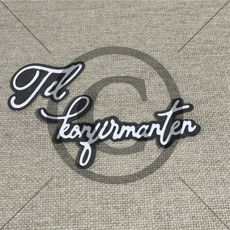 Papirdesign Dies - Til konfirmanten 2  - pd1353