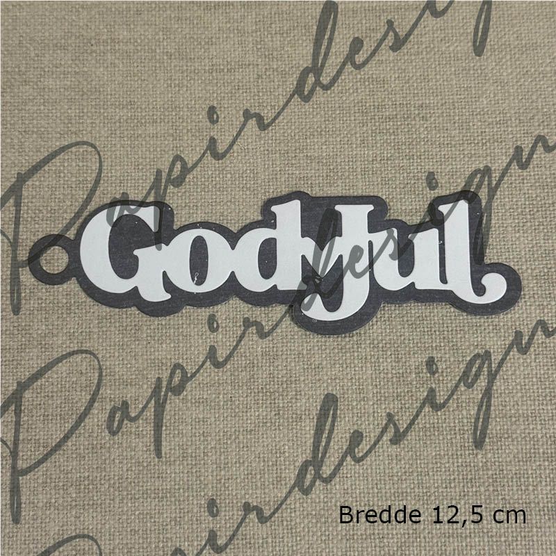 NYHET! Papirdesign dies - God jul 31 m/ skyggedie