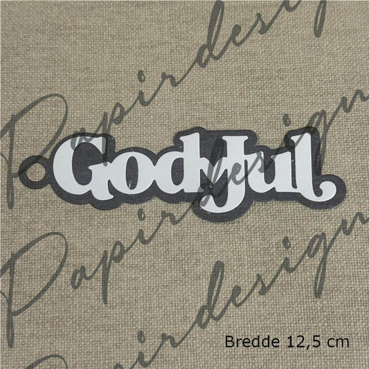 NYHET! Papirdesign dies - God jul 31 m/ skyggedie