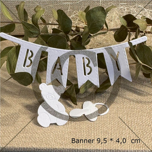NYHET! Papirdesign dies - Små babydies pd 1581