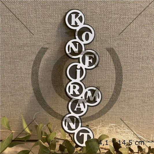 NYHET! Papirdesign dies - Konfirmant 36