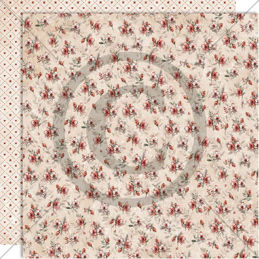 Papirdesign Mønsterark 12´x12´ - Julekveld - Juletid - PD 251546