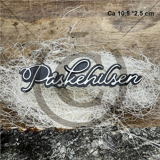 Papirdesign dies - Påskehilsen 5