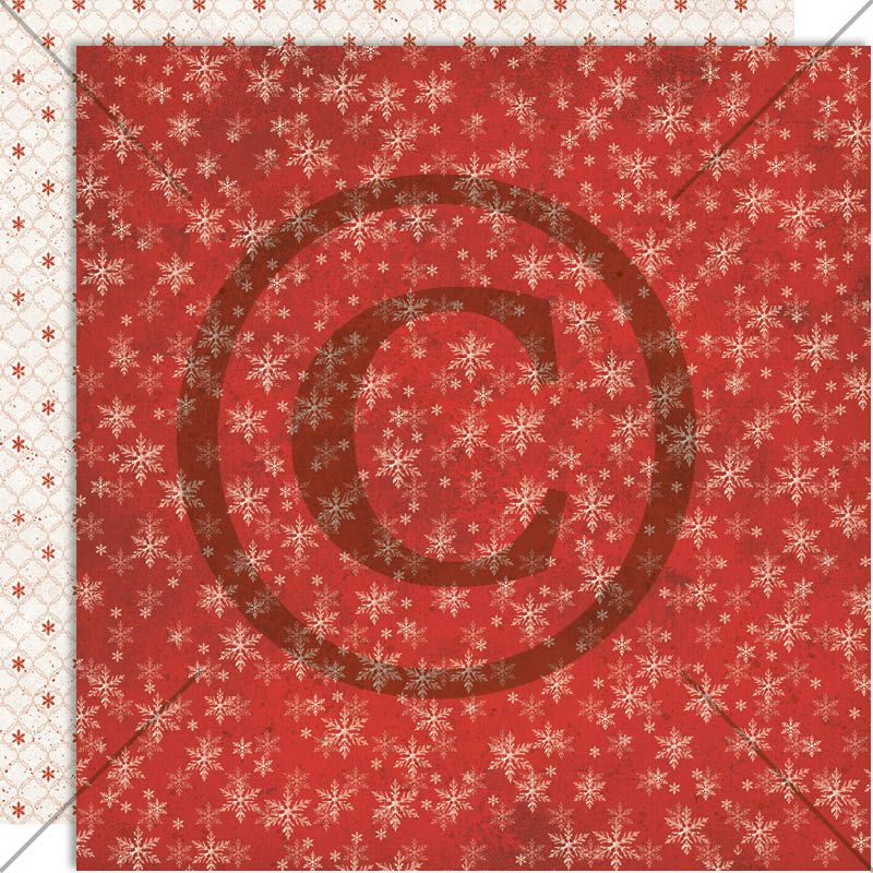 FORHÅNDSBESTILL NÅ! NYHET! Papirdesign  - mønsterark 12x12 - Juleminner - Drømmen om julesnø