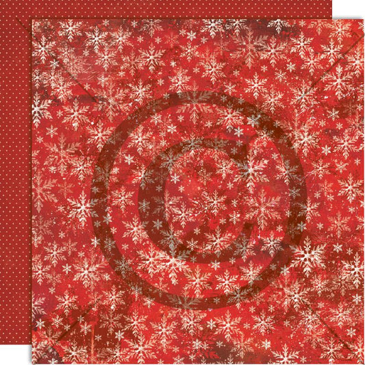 FORHÅNDSBESTILL NÅ!! Papirdesign Mønsterark 12´x12´ - Julekveld - Snødryss -  PD 251552