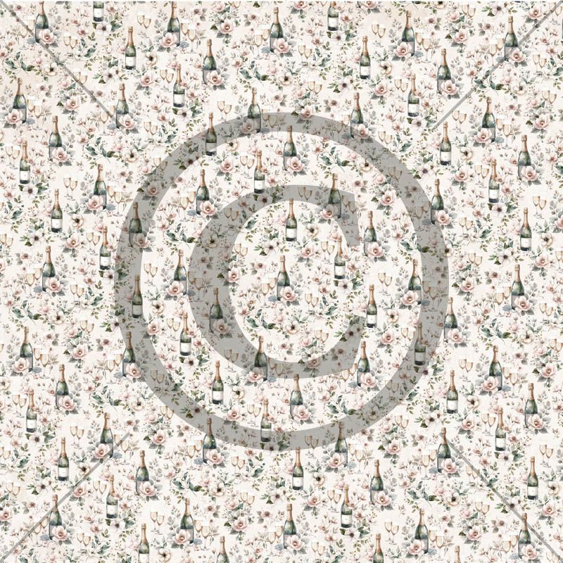 NYHET! Papirdesign Mønsterark 12´x12´ - Feststemning -  PD1618