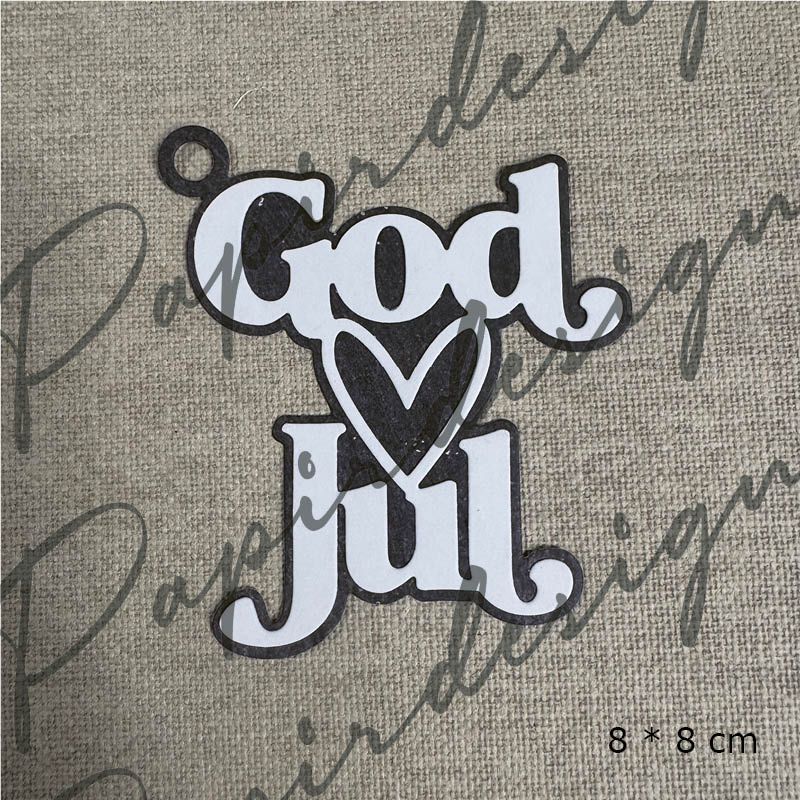 NYHET! Papirdesign dies - God jul 33 m/ skyggedie