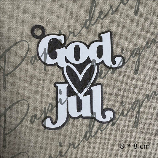 NYHET! Papirdesign dies - God jul 33 m/ skyggedie
