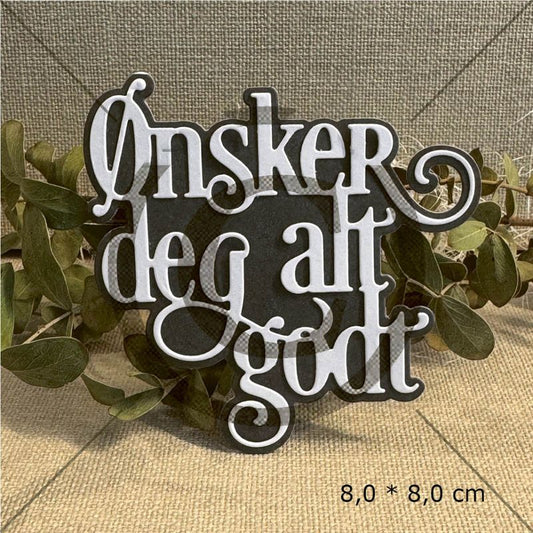 NYHET! Papirdesign dies - Ønsker deg alt godt