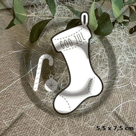 Nyhet! Papirdesign dies - Julestrømpe 3