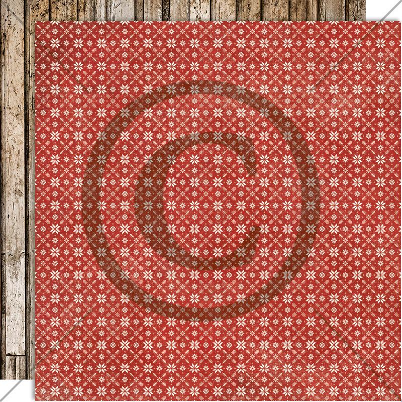 FORHÅNDSBESTILL NÅ! NYHET! Papirdesign  - mønsterark 12x12 - Juleminner - Typisk norsk
