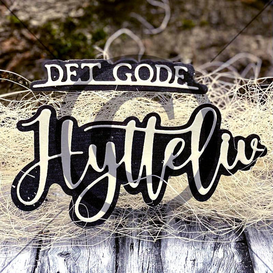 Papirdesign dies -Det gode hytteliv