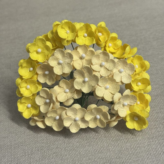 Forhåndsbestill nå! Kommer snart! Papirdesign søte blomster - Gul