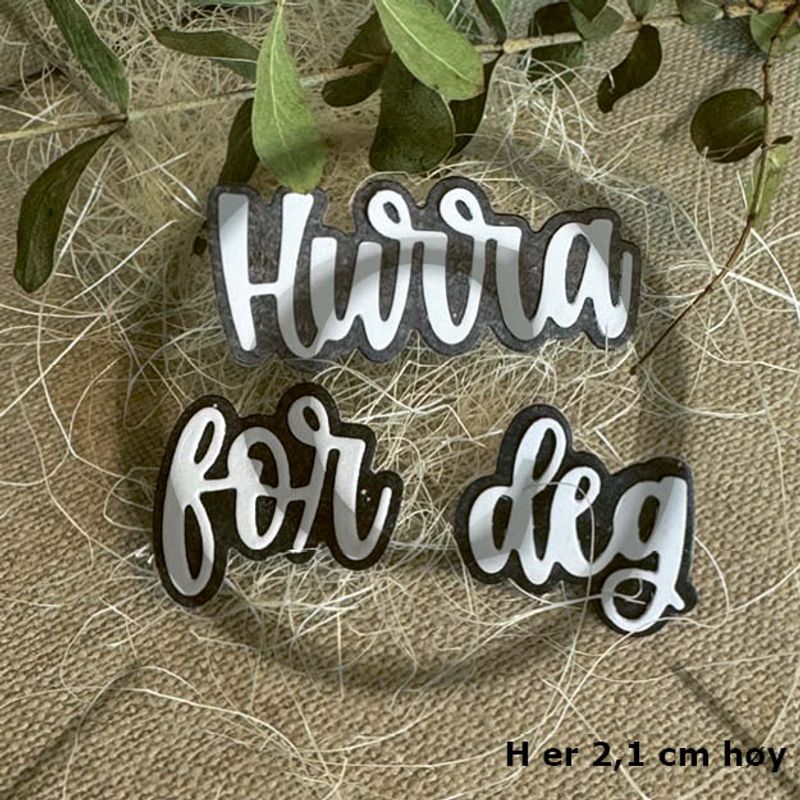Nyhet! Papirdesign dies - Hurra for deg