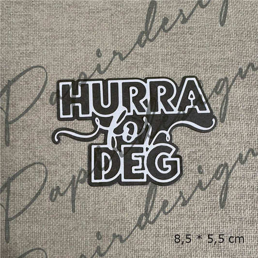 NYHET! Papirdesign dies - Hurra for deg