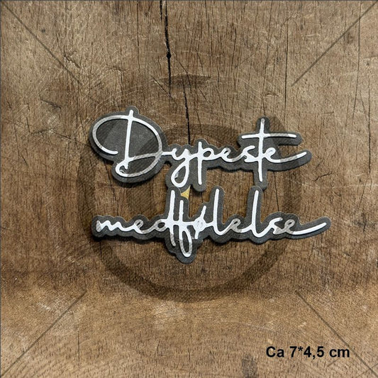 NYHET! Papirdesign die - Dypeste medfølelse - m/ skyggedie