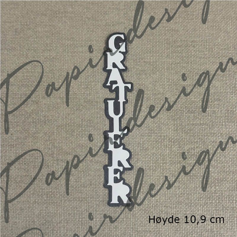 NYHET! Papirdesign dies - Gratulerer 37