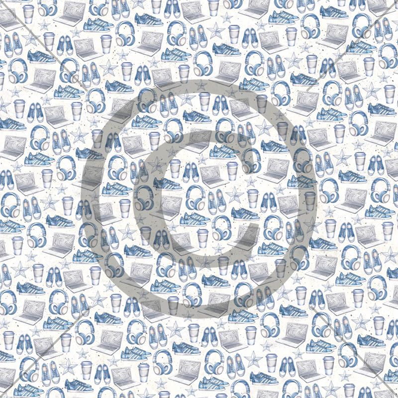 NYHET! Papirdesign Mønsterark 12´x12´ - Fremtidsdrøm - Ungdomsting -  PD1607