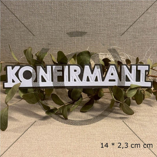 NYHET! Papirdesign dies - Konfirmant 37