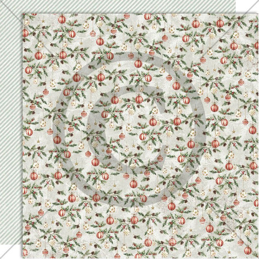 FORHÅNDSBESTILL NÅ! NYHET! Papirdesign  - mønsterark 12x12 - Juleminner - Julepynt