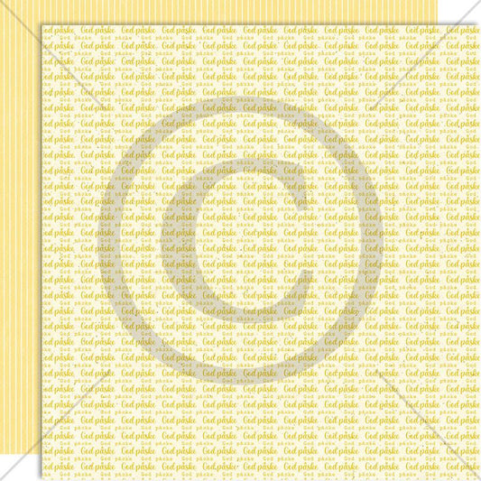 Forhåndsbestill nå. Kommer snart! NYHET! Papirdesign Mønsterark 12´x12´ - Fremtidsdrøm - God påske -  PD1602