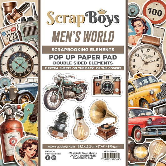 ScrapBoys - Men`s World  - SB-MEWO-01  - Pop Up Blokk