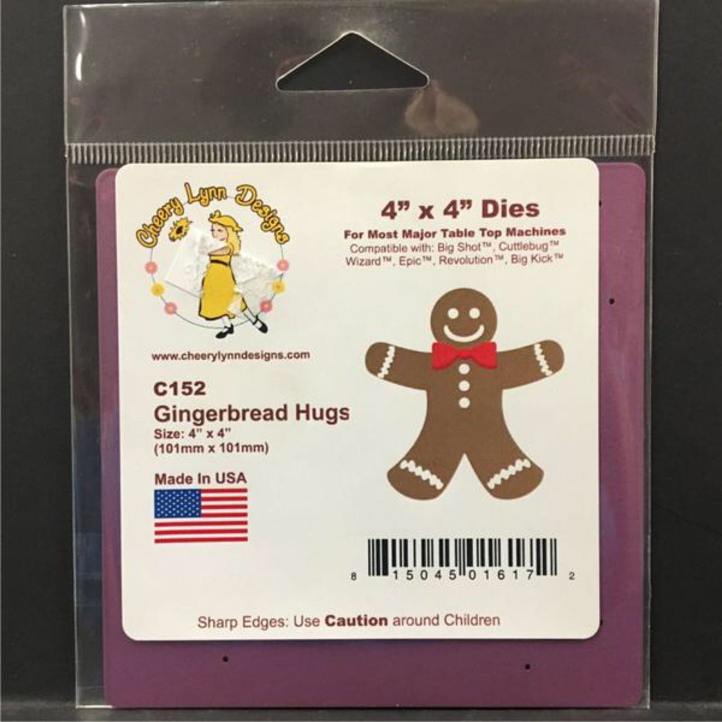 TILBUD! Cheery lynn die  gingerbread hugs