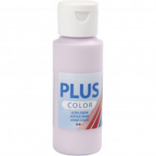 Plus Color hobbymaling - Pale Lilac / pastell lilla, 60ml
