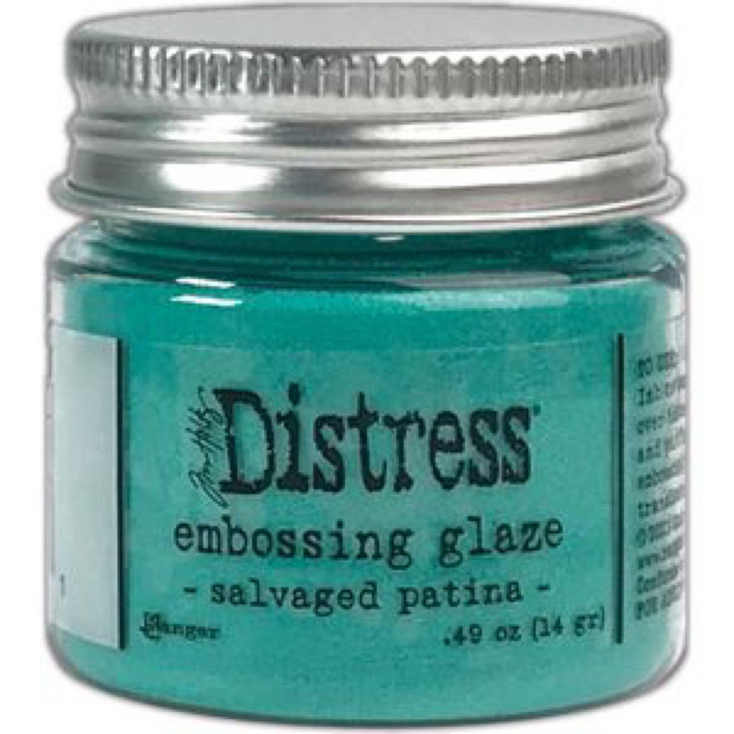 Distress embossing glaze / embossingpulver - Salvaged patina