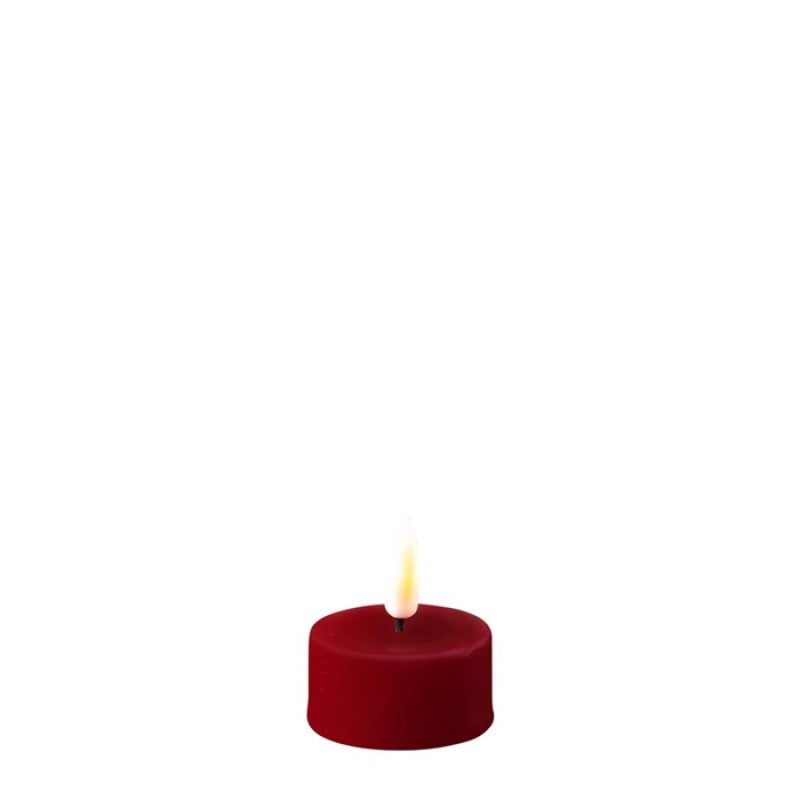 LED Tealight Candle / Te-led lys - Rød