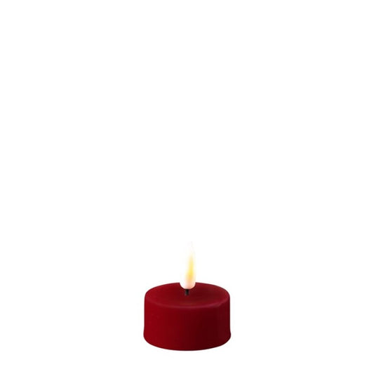 LED Tealight Candle / Te-led lys - Rød