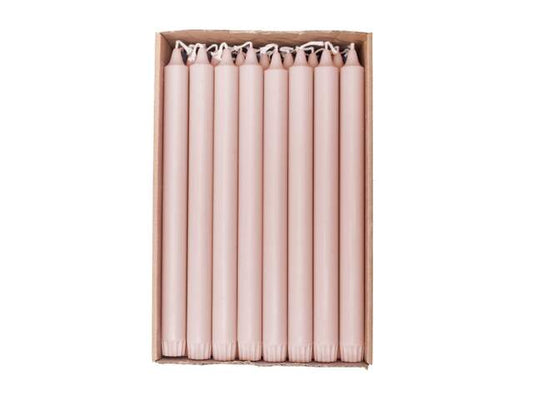 Kronelys 100% Stearin - Powder Pink / Pudder rosa
