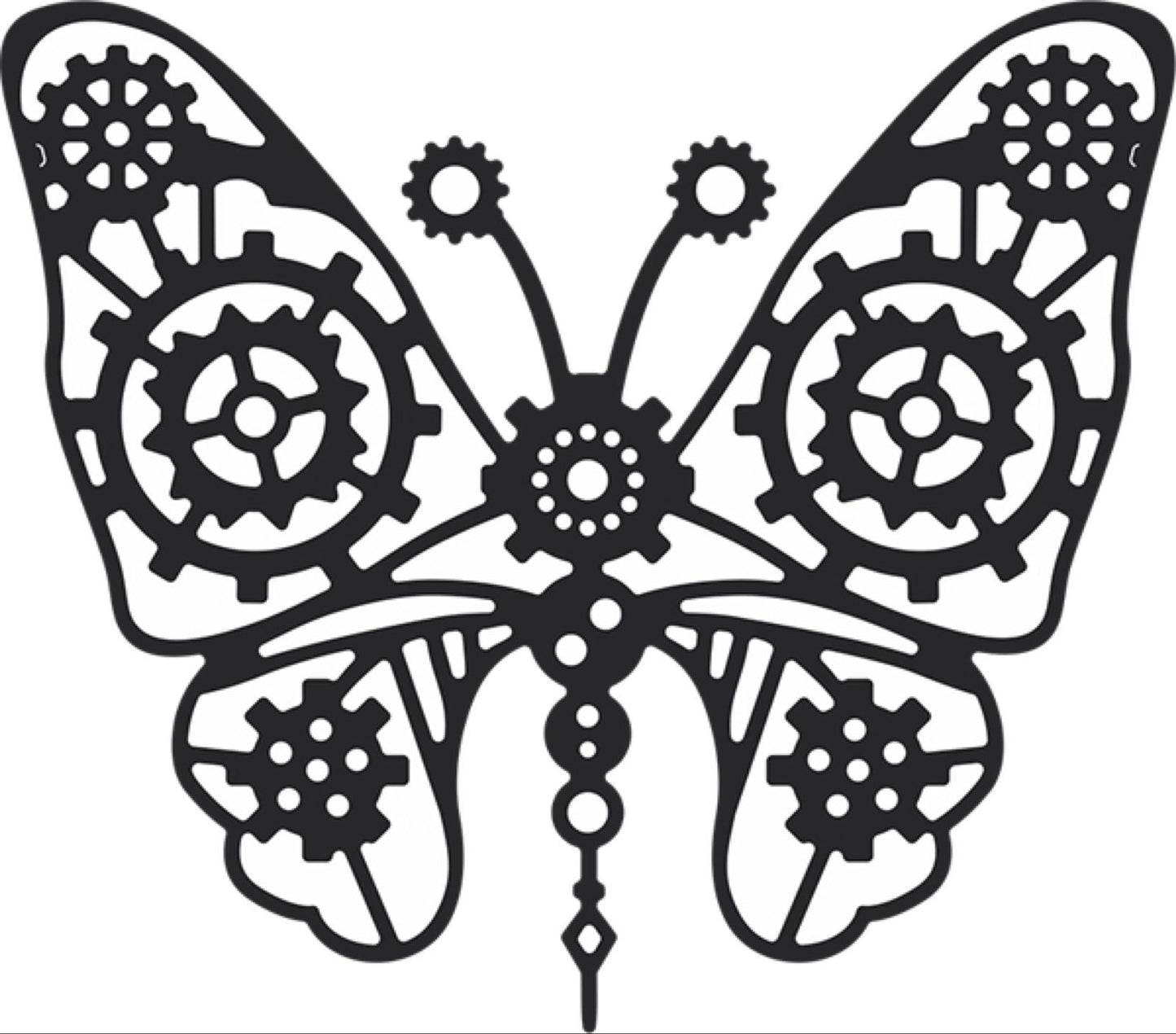 Cheery Lynn designs gears Gears butterfly steampunk