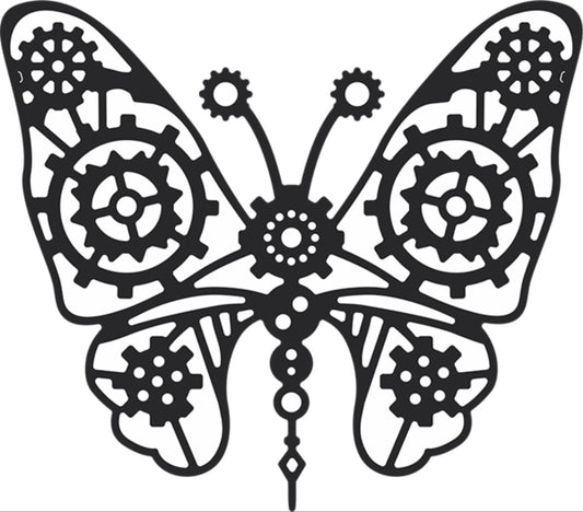Cheery Lynn designs gears Gears butterfly steampunk