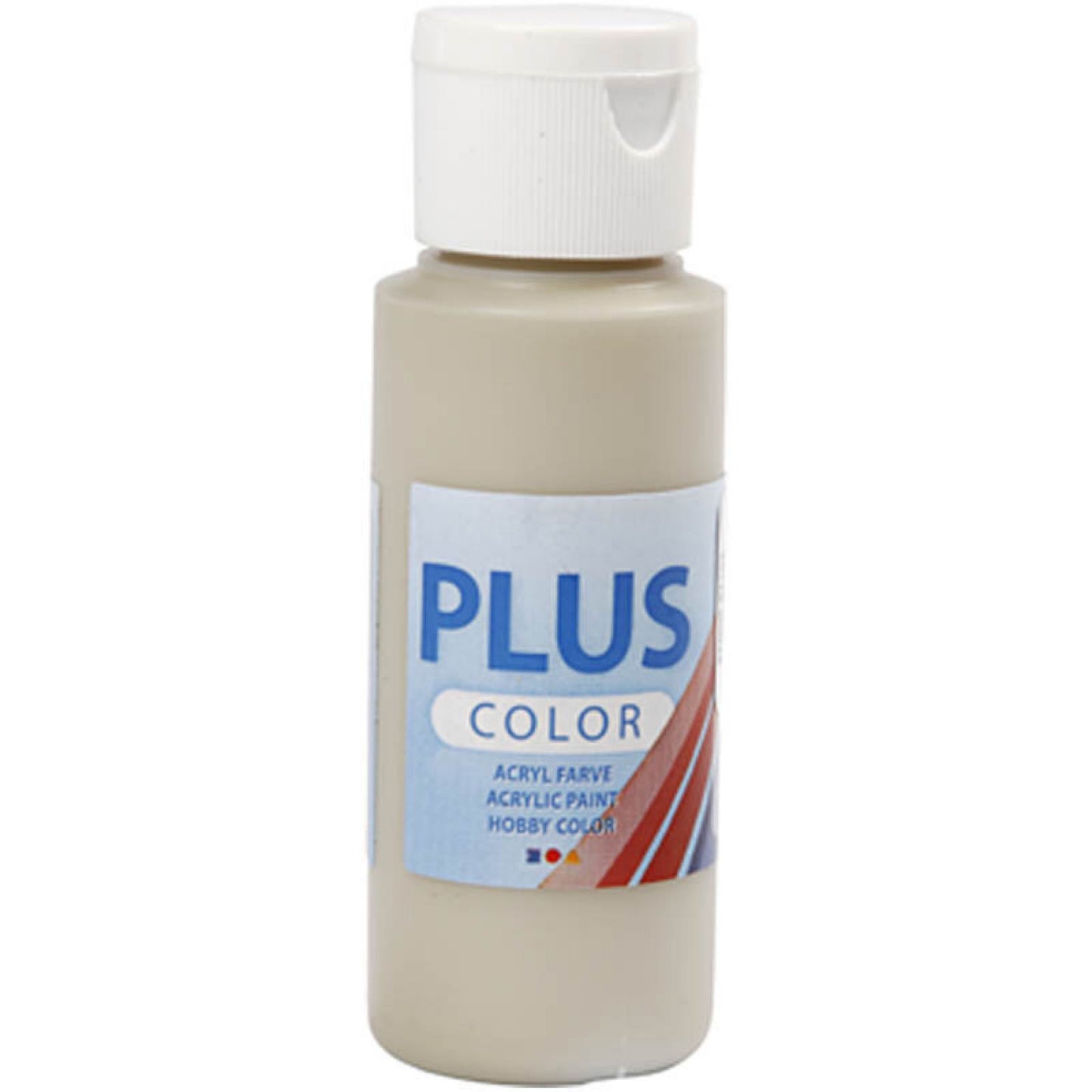 Plus Color hobbymaling - Steinbeige/ Stone beige, 60ml