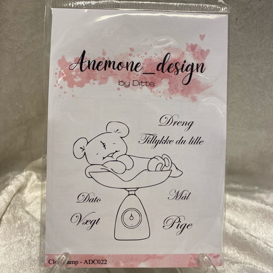 Anemone_design Clearstamp "Teddy Bear" ADC022