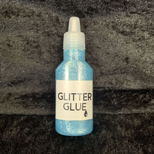 Glitter glue 25ml light Blue