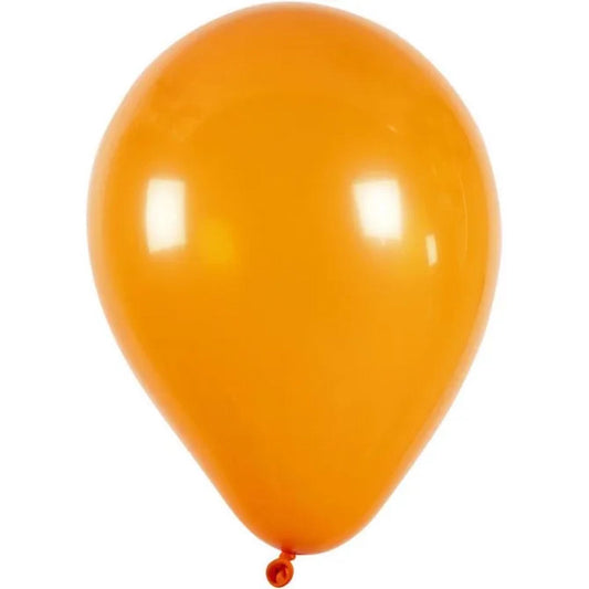 Ballonger oransje Ø 23cm, 10 stk.