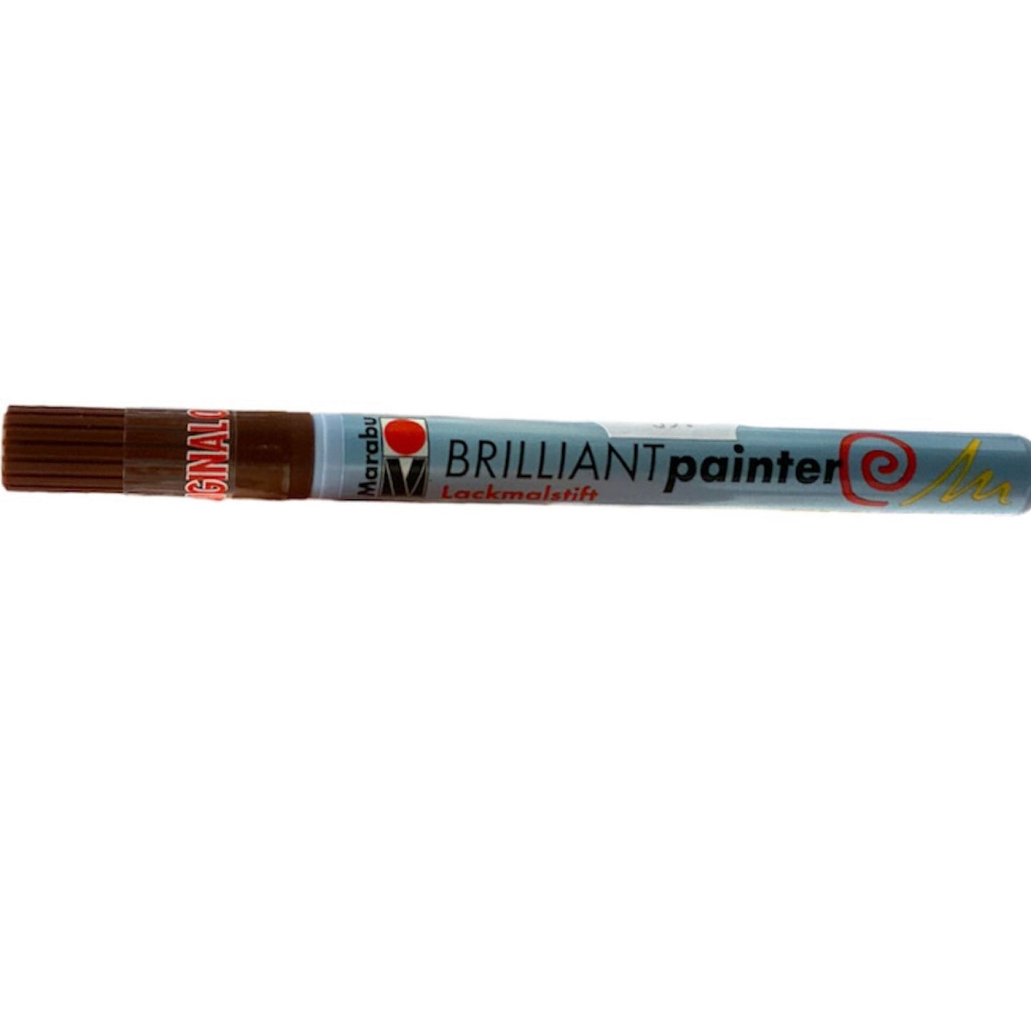 Marabu Brilliant Painter 1-2mm – 295 Kakao.  Blank hobbymaling i tusjform