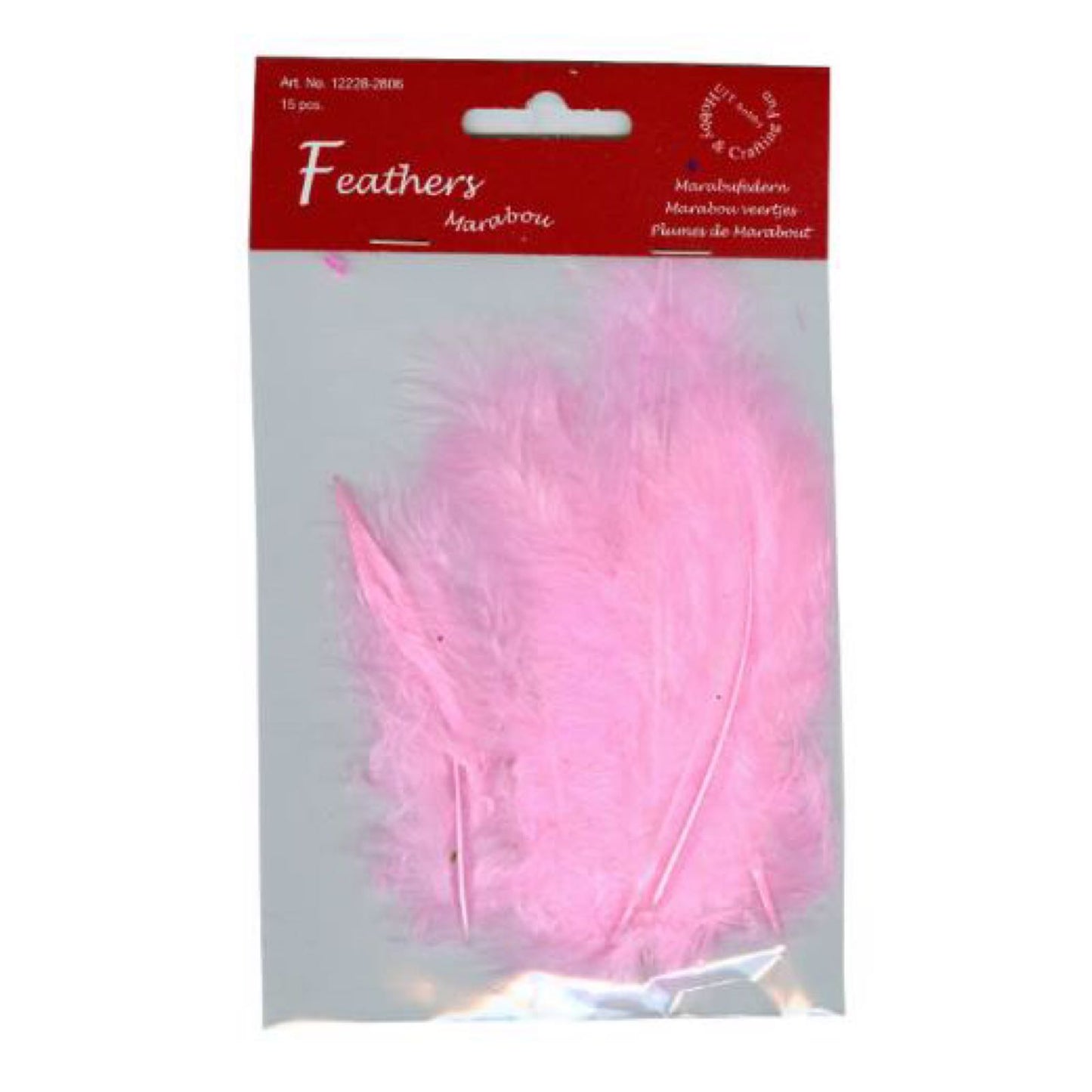 Fjær lys rosa