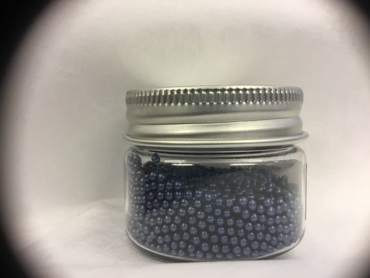Marine/mørke blå mini perler/beads strøssel