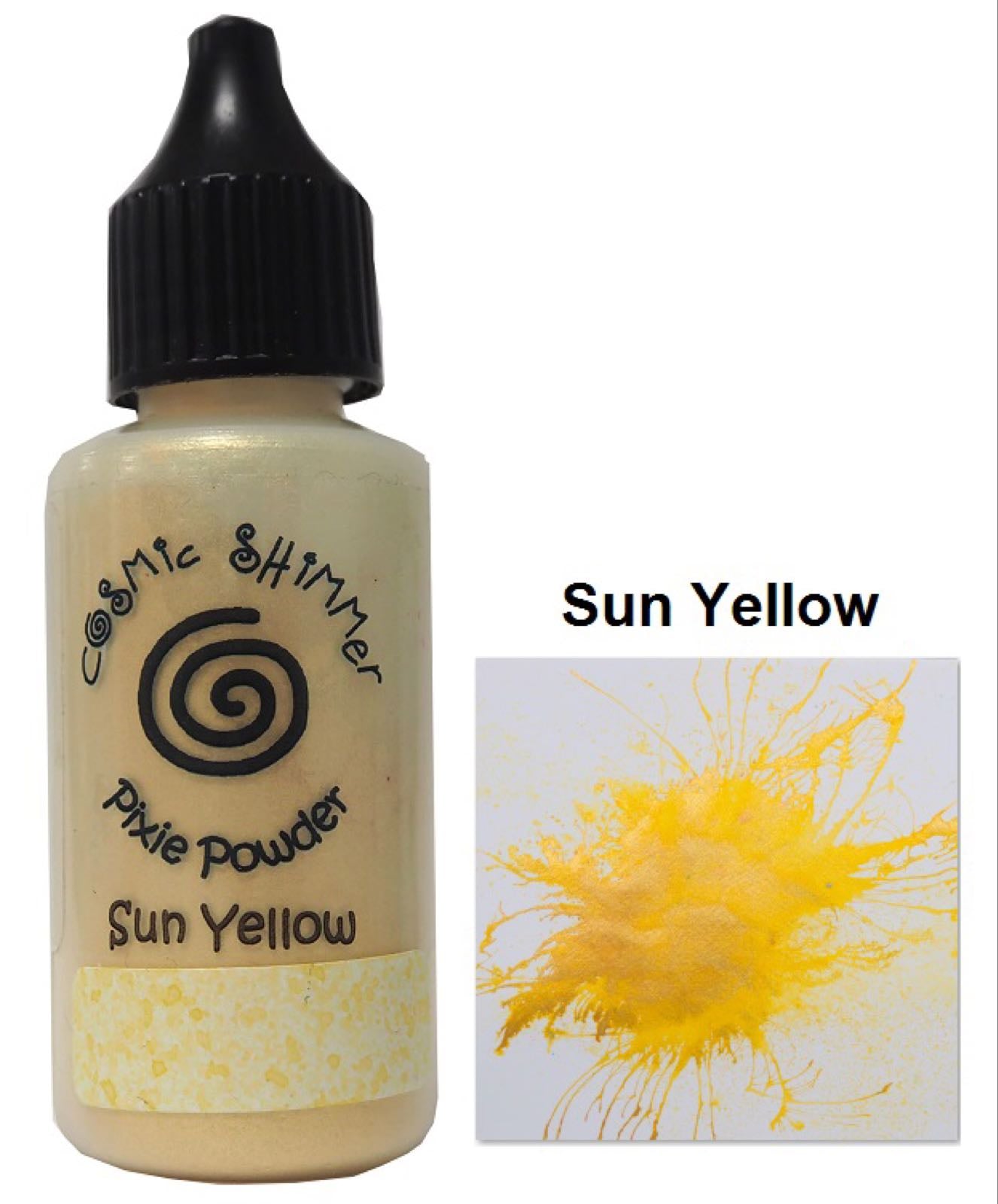 Cosmic Shimmer Pixie Powder  Sun yellow