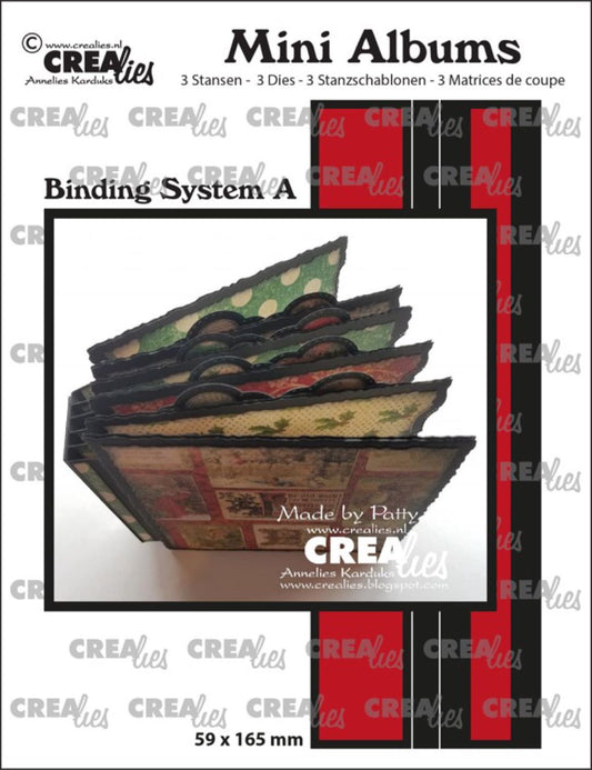 Crealies mini albums binder A 7mm