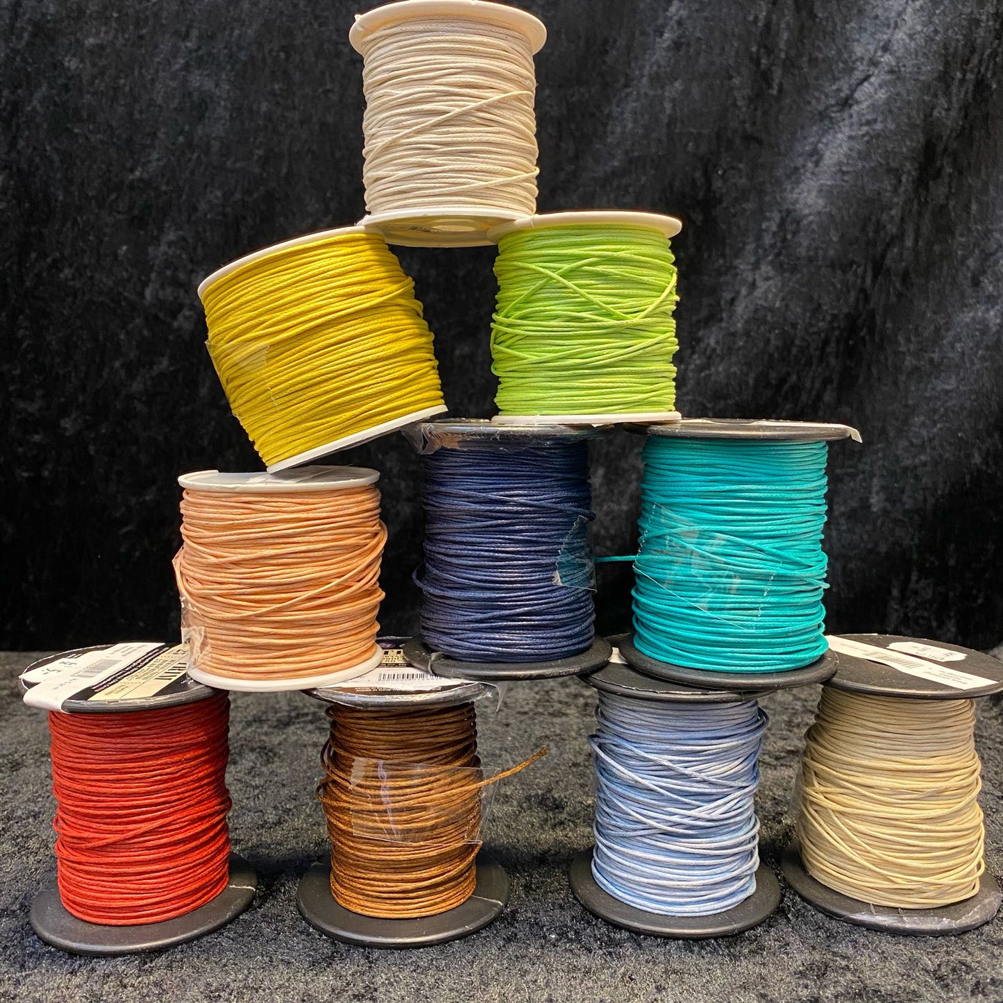 Snøre voksbelagt bomull / wax 1mm