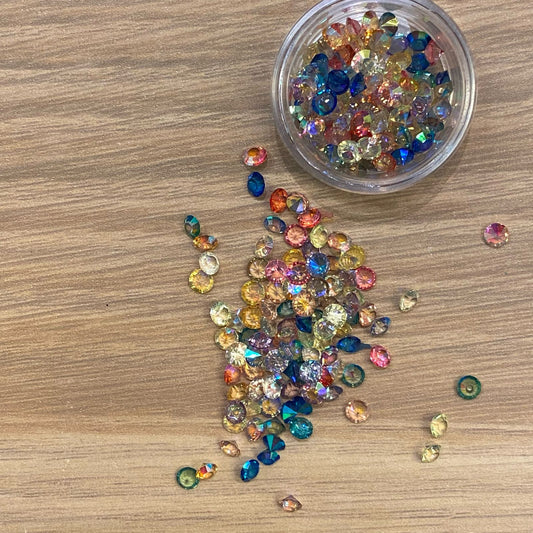 Diamantstrøssel ass. farger