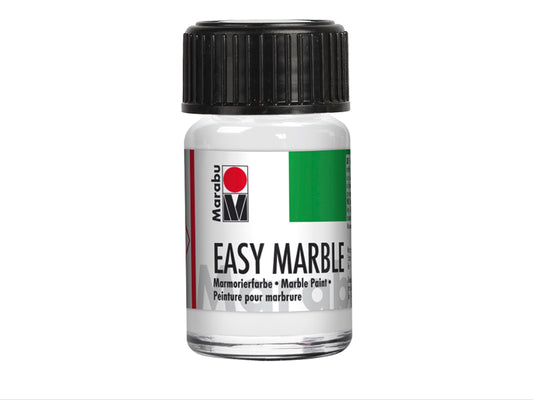 Marble paint / marmoreringsfarge 15ml – 070 Hvit