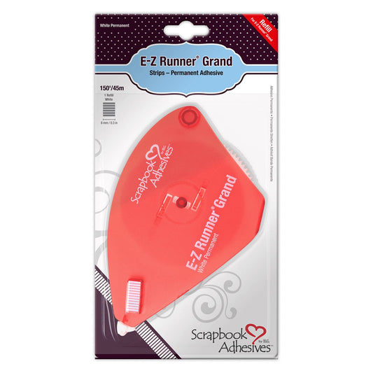 E-z runner grand, refill til Ez-runner stor tapedispenser. Dobbeltsidig tape.