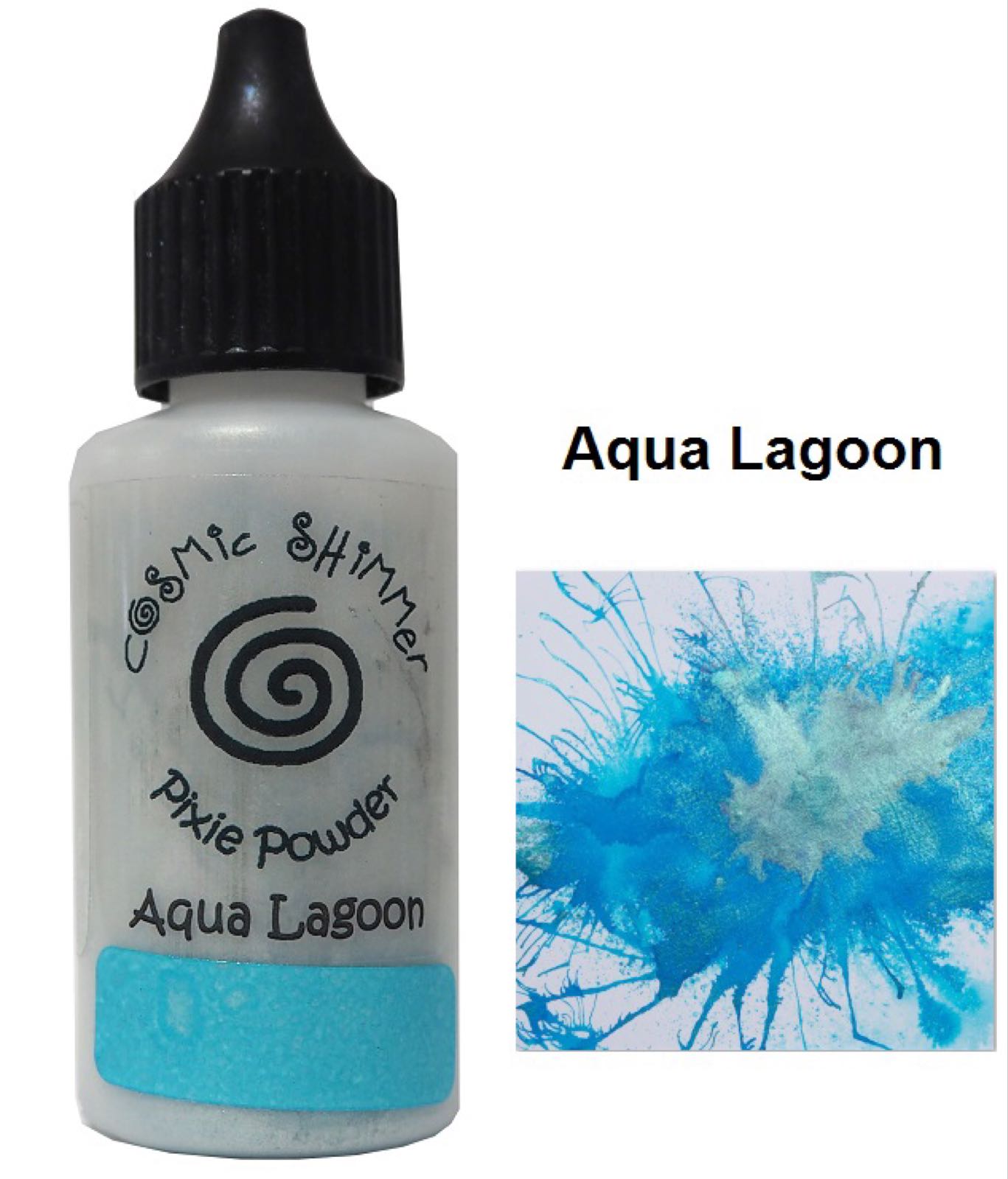 Cosmic Shimmer Pixie Powder, Aqua lagoon