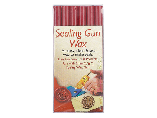 Manuskript sealing GUN wax rød 6 stk pr pk