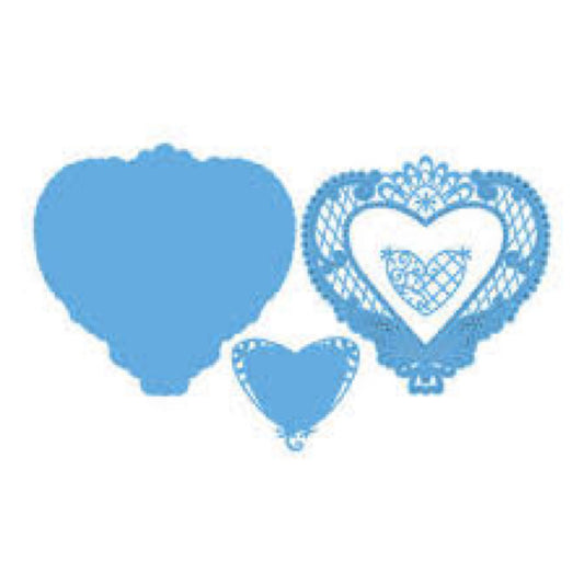 Marianne Design - heart doily